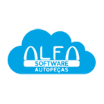 logotipo alfa software autopeças